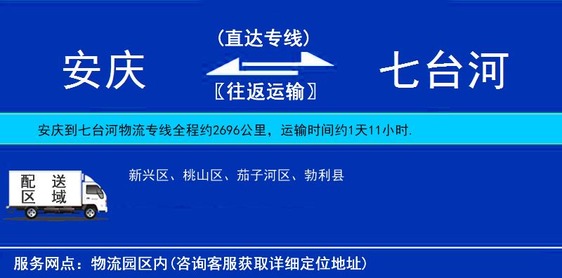 安慶到七臺(tái)河物流專線