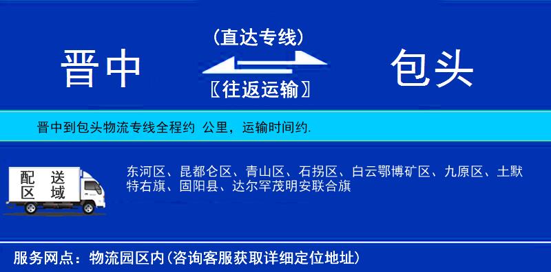 晉中到包頭物流專(zhuān)線