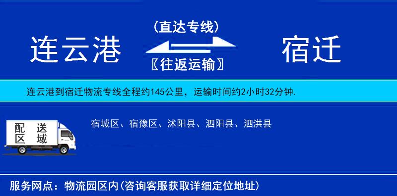 連云港到宿遷物流專線