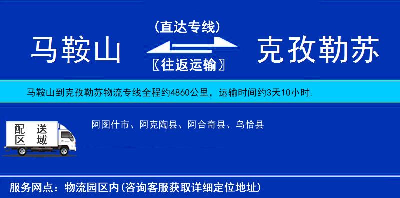 馬鞍山到克孜勒蘇物流專線