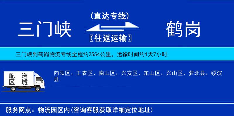 三門峽到鶴崗物流專線