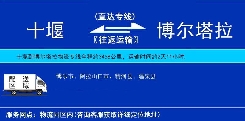 十堰到博爾塔拉物流專線