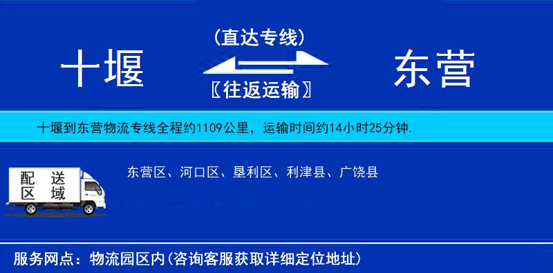十堰到東營物流專線