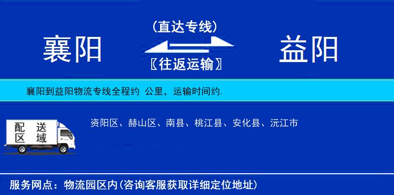襄陽(yáng)到益陽(yáng)物流專(zhuān)線